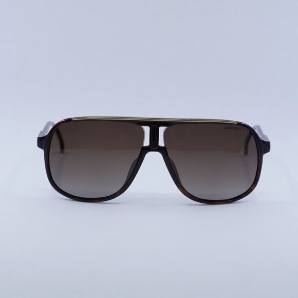 🕶️ New CARRERA 1047/S 0086 LA Sunglasses - Havana Frame, Brown Gradient Lenses - Picture 2 of 10